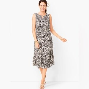NWOT Talbots Leopard Print Dress 4 New